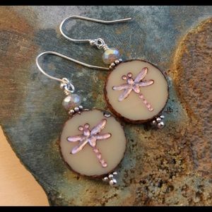 Dragonfly Sterling Silver Earrings